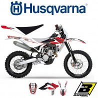 BLACKBIRD DREAM 3 STICKERSET MET BIJPASSENDE ZADELOVERTREK - HUSQVARNA (IT)