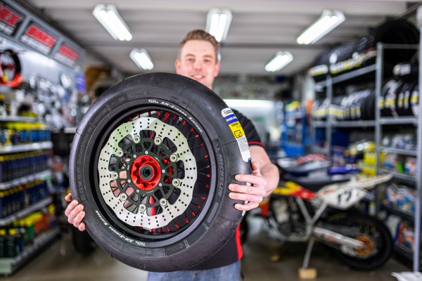 Supermotard wielen velgen wielenset Fa-Ba Wheels SMX Racing