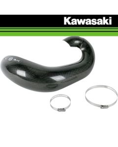 MOOSE RACING 2T CARBON UITLAAT BESCHERMING - KAWASAKI