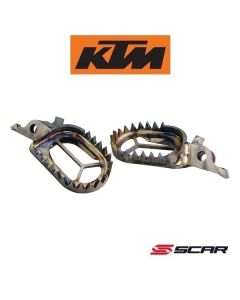SCAR TITANIUM VOETSTEUNEN - KTM
