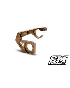 SM PROJECT REAR CALIPER SUPPORT + ODOMETER PROTECTION - BRONZE