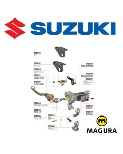 MAGURA 167 HYMEC LOSSE KOPPELING COMPONENTEN - SUZUKI