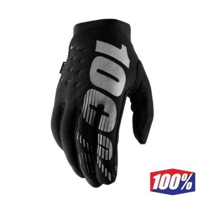 100% BRISKER HANDSCHOENEN - ZWART