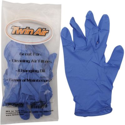TWIN AIR DISPOSABLE LATEX GLOVES - 100PCS