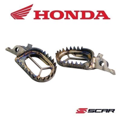 SCAR TITANIUM VOETSTEUNEN - HONDA