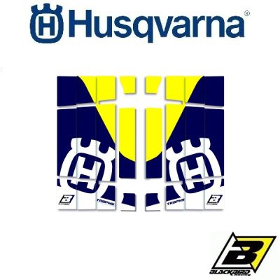 BLACKBIRD REPLICA TROPHY LOUVER STICKERS - HUSQVARNA