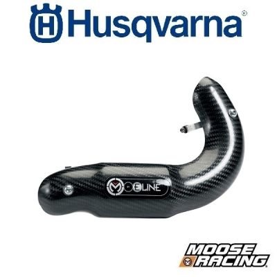 MOOSE RACING 4T CARBON UITLAAT BESCHERMING - HUSQVARNA