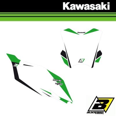 BLACKBIRD DREAM 4 NUMMERPLAAT STICKERS - KAWASAKI