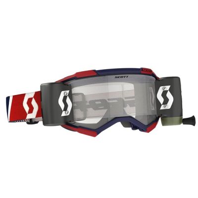SCOTT FURY WFS ROOD/ BLAUW 50MM