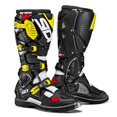 SIDI CROSSFIRE 3 WIT ZWART/ FLUO GEEL