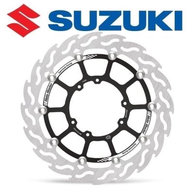 MOTOMASTER 320MM RACING FLAME SUPERMOTO DISC - SUZUKI