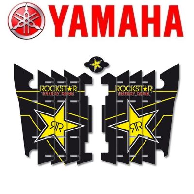 BLACKBIRD ROCKSTAR ENERGY LOUVER STICKERS - YAMAHA