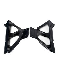CMT CARBON KIT RADIATOR BRACES - KAWASAKI