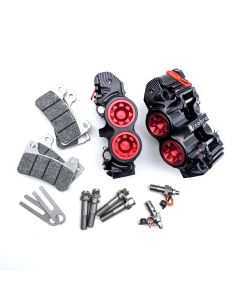 PZ5 COBRA DOUBLE DISC CALIPER SET - BLACK