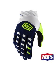 100% AIRMATIC HANDSCHOENEN - DONKERBLAUW/ WIT