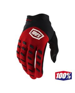 100% AIRMATIC HANDSCHOENEN - ROOD ZWART