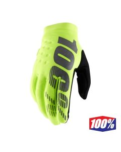 100% BRISKER HANDSCHOENEN - FLUO GEEL