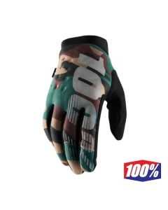 100% BRISKER HANDSCHOENEN - ZWART CAMO