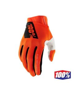 100% RIDEFIT HANDSCHOENEN - FLUOR ORANJE 