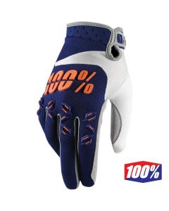 100% AIRMATIC HANDSCHOENEN - BLAUW/ORANJE