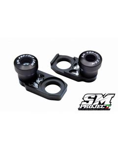 SM PROJECT AXLE BLOCK SLIDERS KIT - BLACK YAMAHA