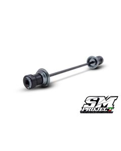 SM PROJECT FRONT AXLE SLIDERS KIT - TI-GREY HYPERMOTARD 698