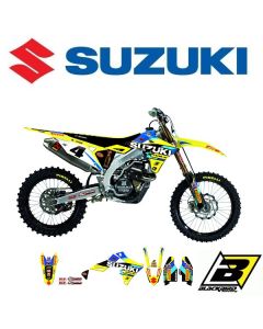 BLACKBIRD REPLICA TEAM STICKERSET + ZADELOVERTREK - SUZUKI - WORLD RESTYLE 2019