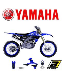 BLACKBIRD REPLICA TEAM STICKERSET + ZADELOVERTREK - YAMAHA - FACTORY RACING 2019