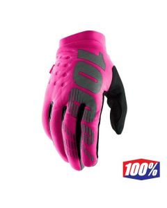 100% BRISKER DAMES HANDSCHOENEN - ROZE