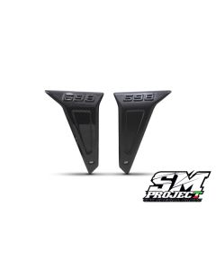 SM PROJECT CARBON RADIATOR COVERS - HYPERMOTARD 698