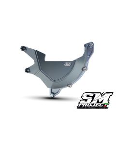 SM PROJECT CLUTCH COVER GUARD - TI-GREY HYPERMOTARD 950