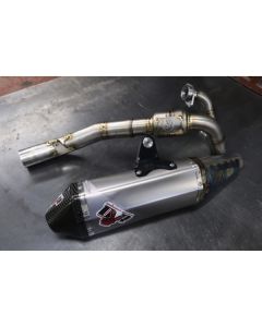 DVR EXHAUST MX/ENDURO RVS - SUZUKI