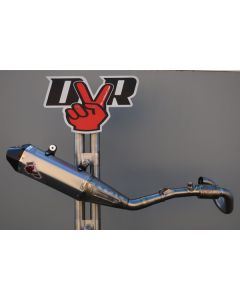 DVR EXHAUST MX/ENDURO RVS - HONDA