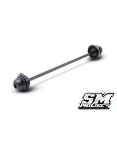 SM PROJECT FRONT WHEEL AXLE SLIDERS KIT - BLACK DUCATI