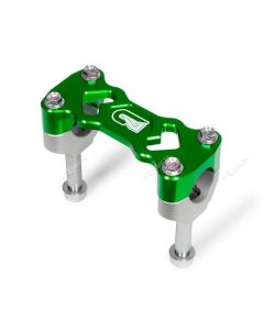 GECO HANDLEBAR CLAMP - GREEN - 30MM KAW