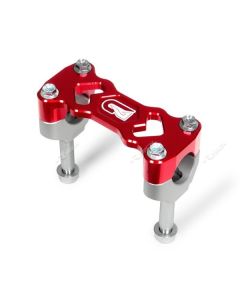 GECO HANDLEBAR CLAMP - RED - 30MM HONDA