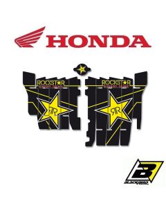 BLACKBIRD ROCKSTAR ENERGY LOUVER STICKERS - HONDA