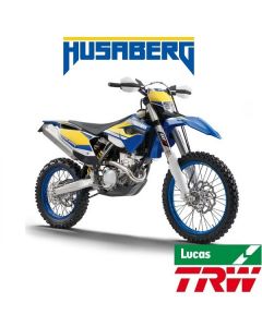 TRW SINTER/CARBON REMBLOKKEN VOOR & ACHTER - HUSABERG (SM)