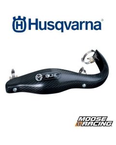 MOOSE RACING 2T CARBON UITLAAT BESCHERMING - HUSQVARNA