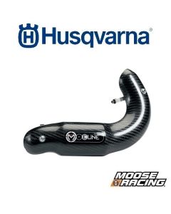 MOOSE RACING 4T CARBON UITLAAT BESCHERMING - HUSQVARNA