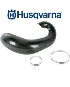 MOOSE RACING 2T CARBON UITLAAT BESCHERMING - HUSQVARNA