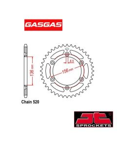 JT SPROCKETS STALEN ACHTERTANDWIEL - GAS GAS