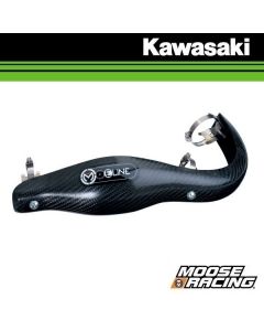 MOOSE RACING 2T CARBON UITLAAT BESCHERMING - KAWASAKI