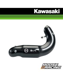 MOOSE RACING 4T CARBON UITLAAT BESCHERMING - KAWASAKI