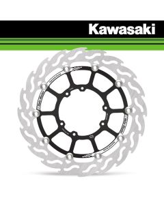 MOTOMASTER 320MM RACING FLAME SUPERMOTO DISC - KAWASAKI