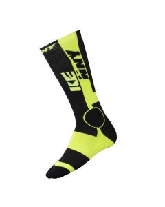 KENNY CROSS SOKKEN - ZWART NEON GEEL