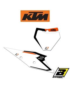 BLACKBIRD DREAM 4 NUMMERPLAAT STICKERS - KTM