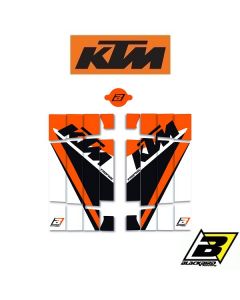 BLACKBIRD REPLICA TROPHY 2019 LOUVER STICKERS - KTM