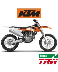 TRW SINTER REMBLOKKEN - ACHTERZIJDE KTM (SM)