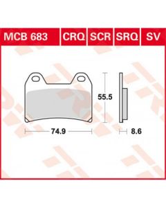 TRW MCB683 SRT SINTER REMBLOKKEN